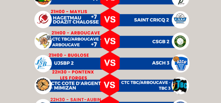 PROGRAMME 16èmes COUPE INTERSPORT